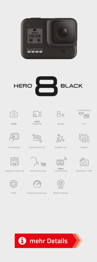 Hero8 Black Specs