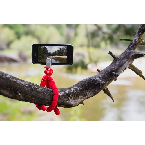 XSORIES MINI BENDY - red + GoPro Adapter