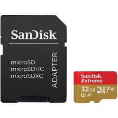 SanDisk 32GB microSDXC Extreme C10 V30 A1 100MB/s