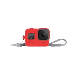 GoPro Sleeve + Lanyard (HERO8 Black) Firecracker Red