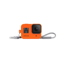 GoPro Sleeve + Lanyard (HERO8 Black) Hyper Orange
