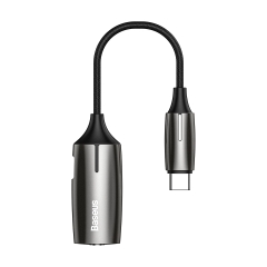 2in1 C Male to C & 3.5 mm Female Adapter