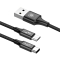 2in1 Cable Micro/TypeC 3A 1.2m Black